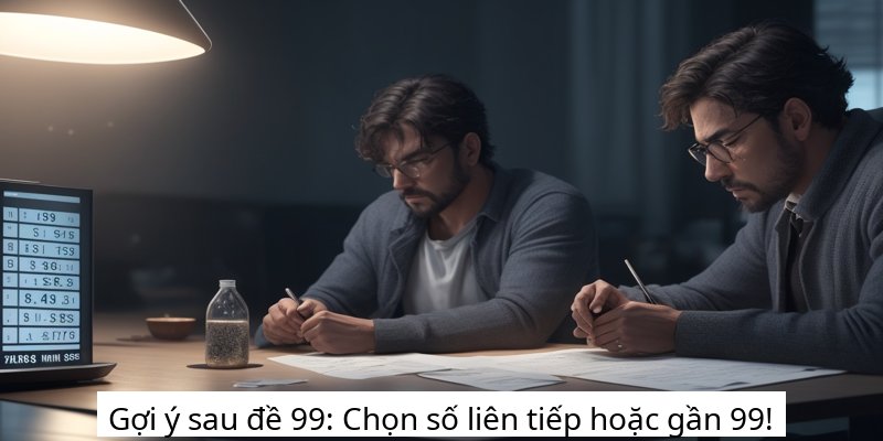 Gợi ý sau đề 99: Chọn số liên tiếp hoặc gần 99!
