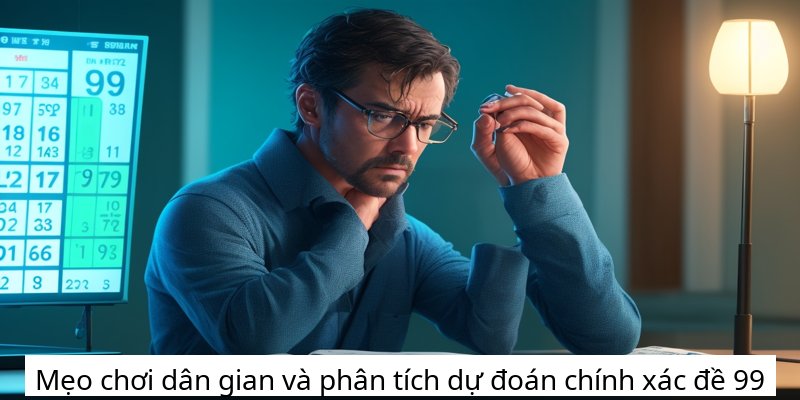 Mẹo chơi dân gian và phân tích dự đoán chính xác đề 99